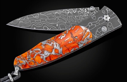 'Blood Moon' Folding Pocket Knife by William Henry