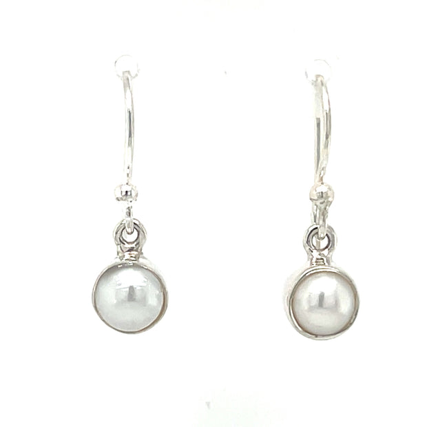 Sterling Silver Freshwater Pearl Earrings