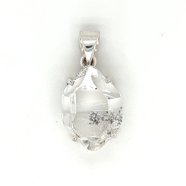 Sterling Silver Herkimer Diamond Quartz Pendant