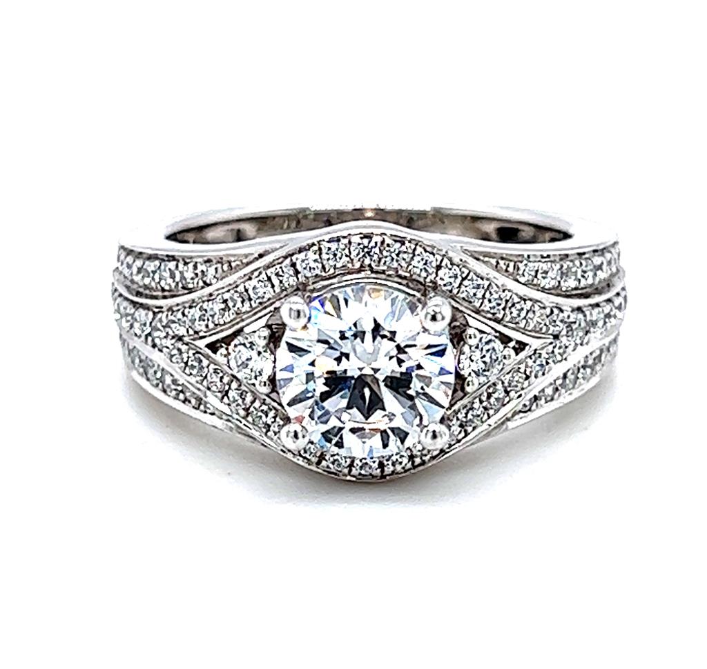 Adorna Diamond Engagement Ring Online Jewellery Shopping India, White Gold  14K