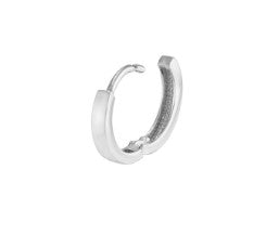 14k White Gold Mini Huggie Hoop Earrings